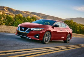 
The 2019 Nissan Maxima is powered by a 300-horsepower (241 lb.-ft. of torque), 2.5-litre, V6 engine. - Mike Ditz

