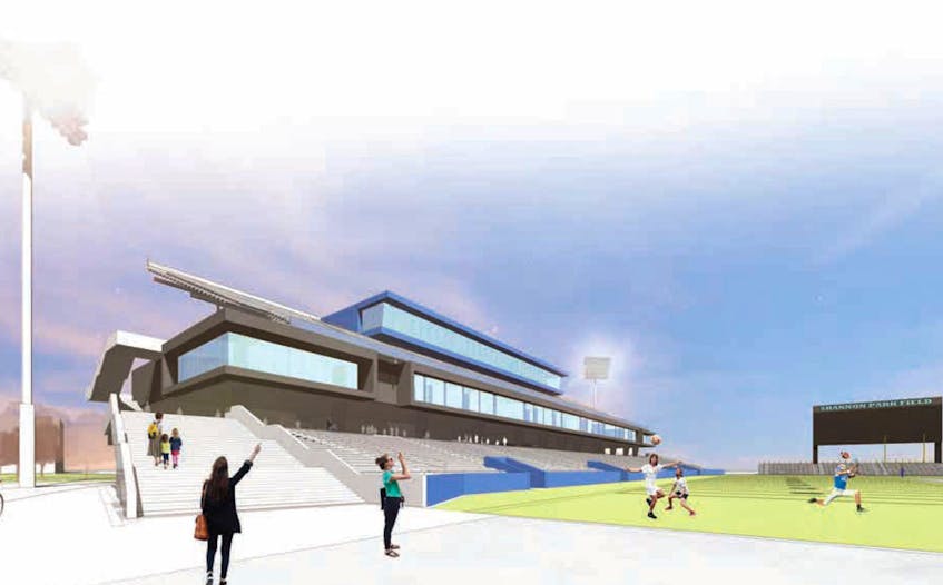
Proposed plan for Shannon Park Halifax Stadium. - Don Ellis Architecture
