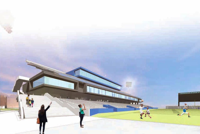 
Proposed plan for Shannon Park Halifax Stadium. - Don Ellis Architecture
