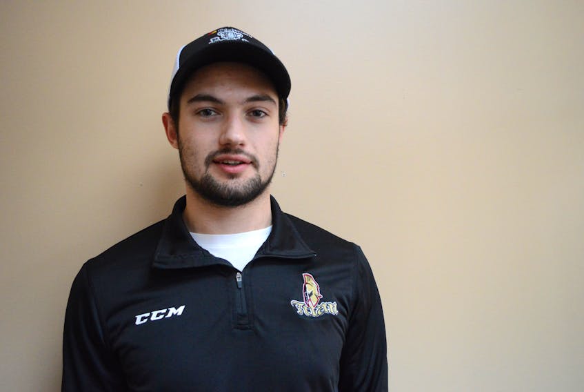 Gander hockey player Jordan Maher, 20, has returned home from a Memorial Cup win with the Acadie-Bathurst Titans and a recent trade to the Halifax Mooseheads. He is moving to Halifax this August with hopes of growing success.