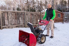 Omar Alsyd Ali and his family arrived in Gander last year from Syria. He’d rather forget his first winter of shovelling mountains of snow, and looks forward to tackling this one with his pre-owned snowblower. It did not take him long to learn the controls when previous owner showed him how to operate it.