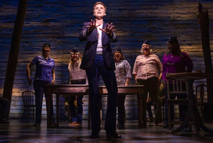 The Broadway production of "Come From Away" reached over $1 million in weekly box office sales in the week ending April 16.