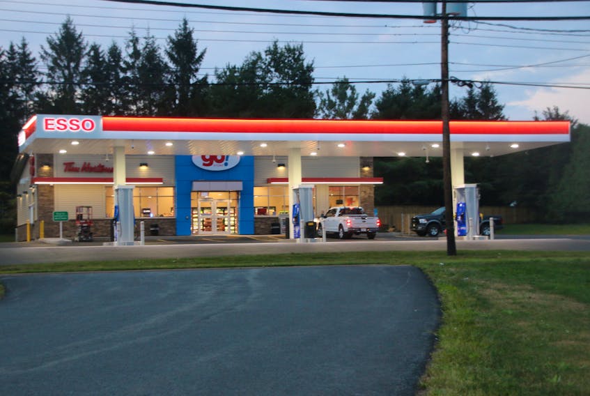The Bible Hill Esso has reopened, with a new building including a Tim Horton's Express.
