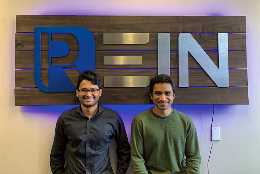 Rowen Monteiro (left) and Prajwal Pinto (right), Software Developers at REIN