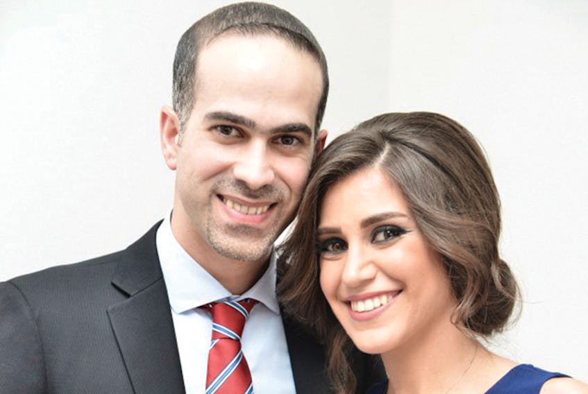 Firas Zaytoun and wife, Sasha Chehayeb.