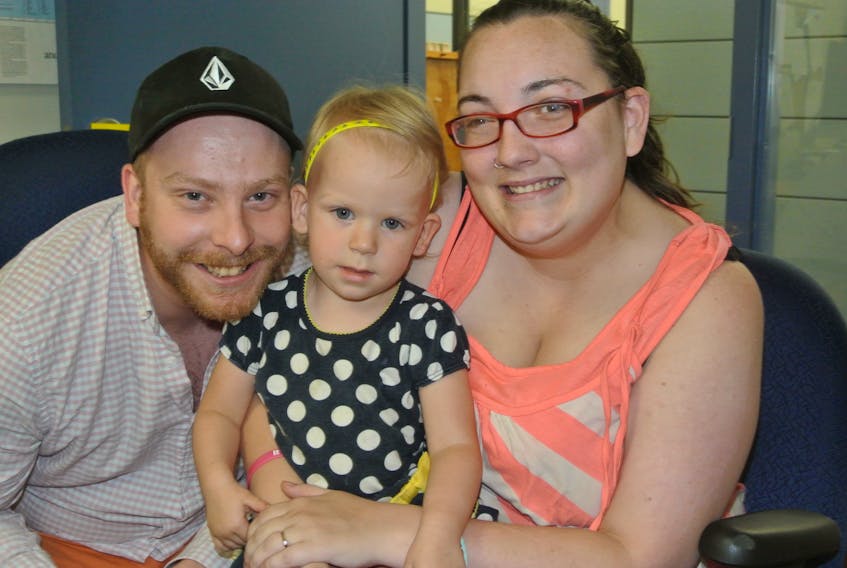 Hazel Rhindress is tumour-free. The toddler has twice battled bilateral retinoblastoma, but last November got the greatest news they could get – her tumour had disappeared. Parents Chris Rhindress and Holly Timmons are so thankful of the support the family received during Hazel’s cancer fight.