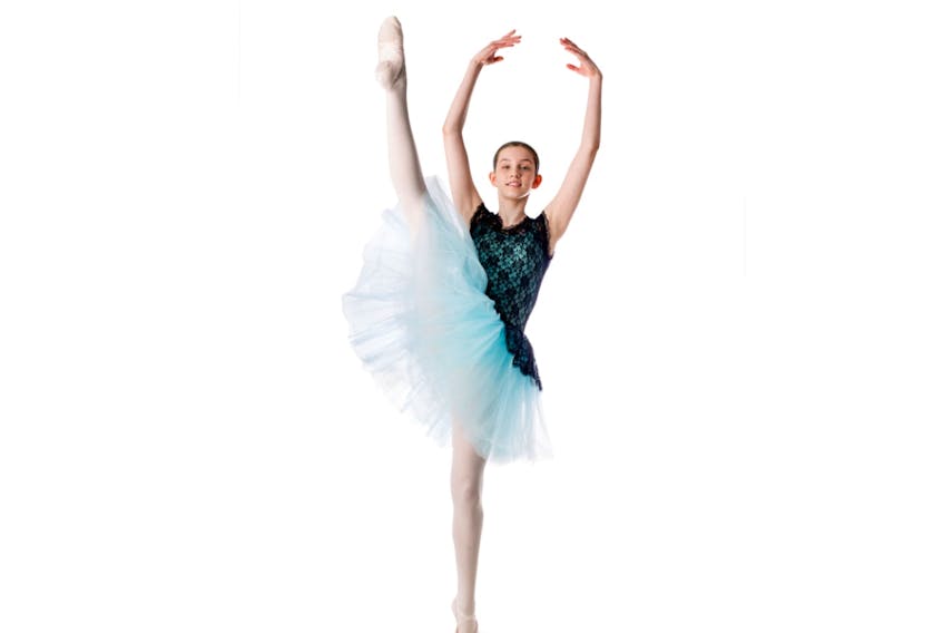 Eden Robichaud has been studying ballet since she was a preschooler. The 12-year-old recently auditioned for the National Ballet School and was selected to go on to round two auditions, which involve an intensive summer program in Toronto. JOHANNA MATTHEWS PHOTO