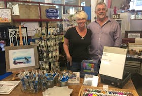 Brenda Lewis and Brian Sanderson recently took a big chance at the height of the COVID-19 pandemic in opening Bendi’s Arts and Crafts Supplies in Dayle’s Grand Market in downtown Amherst.
