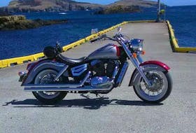 Expect to see a swarm of motorcycles, like this one that Chad Pitcher used to ride, on Harbour Drive in St. John's this weekend for the Chad Pitcher Memorial Ride 2020. Pitcher was killed when a speeding driver rammed into his motorcycle on Topsail Road on May 11. — CONTRIBUTED