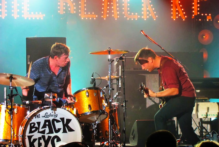 The Black Keys playing in Las Vegas in 2011.