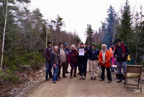 Members of the group Extension Rebellion, who have been blocking access roads to WestFor forestry operations for nearly two months, were served an interim injunction Friday to remove the blockades.