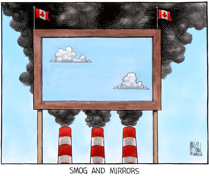 Bruce MacKinnon's cartoon from March 29, 2018