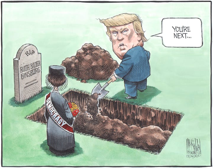 Bruce MacKinnon cartoon for Sept. 26, 2020.