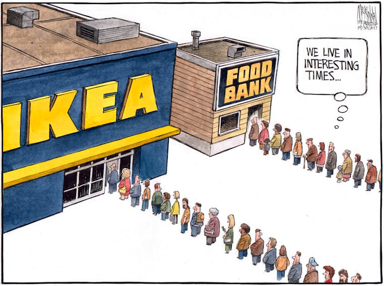 Bruce MacKinnon's cartoon for Sept. 30, 2017.