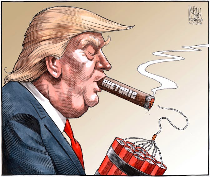 Bruce MacKinnon's editorial cartoon for Oct. 25, 2018