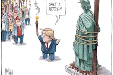 Bruce MacKinnon's editorial cartoon for November 6, 2020.