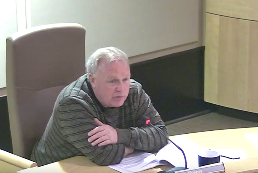 Sackville councillor Bruce Phinney spoke out at last week's council meeting against several proposed capital projects for the coming year.