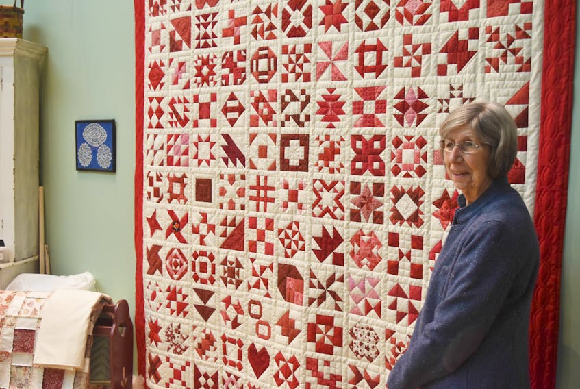Gerrie Akkermann, who immigrated to Canada in 1954 said she found it inspiring to learn about pioneering Canadian women while completing a quilting project in honour of Canada's 150th anniversary.