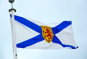 A Nova Scotia flag is seen in this file photo.