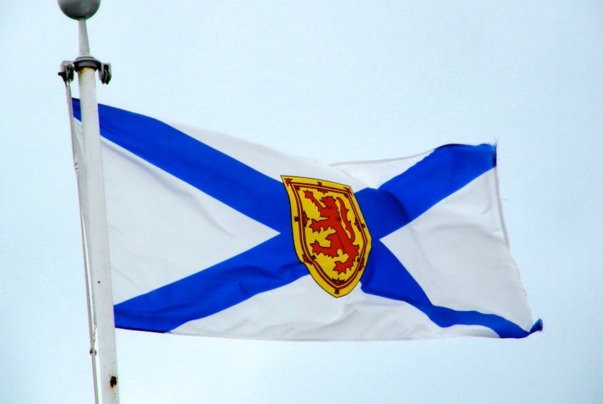A Nova Scotia flag is seen in this file photo.