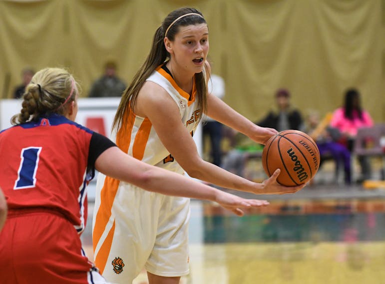 Alison Keough of Marion Bridge and the Cape Breton Capers will look to defend their title at the Atlantic University Sport women’s basketball championship this weekend in Halifax.