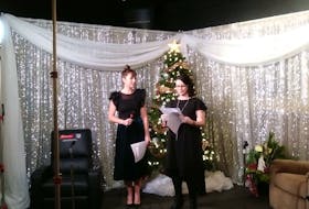 The 24th annual Combined Christmas Giving Telethon/Auction was hosted by Chera Clements, Alexis Lamarche and others on Saturday at the Rack & Roll in New Waterford. The annual telethon raised almost $53,000, which is a record setting number
