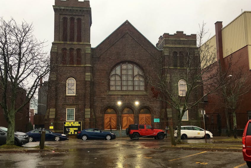 The Highland Arts Theatre, the former St. Andrew's United Church, is located just across the street from the back of a parking lot presently owned by the Cape Breton Regional Municipality in downtown Sydney. The municipal land was recently identified as the preferred site of the soon-to-be relocated Sydney Fire Station No. 1. Some HAT patrons have expressed concern about the pending loss of the convenient parking area.
