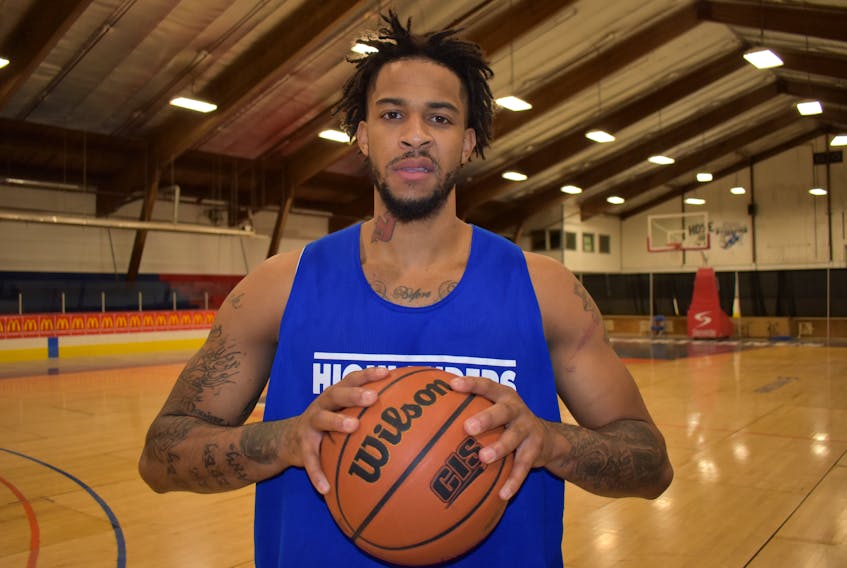 Haakim Johnson and the Cape Breton Highlanders will look for their first win of the season on home court Wednesday when they host the Windsor Express in National Basketball League of Canada action. Tipoff at Centre 200 is at 7 p.m.