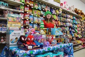 Brianna Budden, a Grade 11 student at Glace Bay High, has been a fixture at the Bargain Shop in Glace Bay since mid-November bringing awareness to the store’s toy drive. The volunteer greets customers and explains the program as its community liaison.