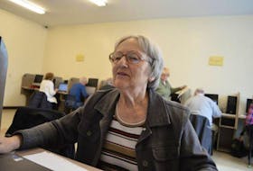 Patricia Day is one of the hardworking volunteers with the Canada Revenue Agency Community Volunteer Income Tax Program, as seen in this file photo from 2017. The program is a free tax preparation clinic where volunteers offer tax returns to eligible individuals. In Cape Breton, volunteers are being recruited for work in Port Hawkesbury, the Cape Breton Highlands, Baddeck, Sydney and surrounding areas, Port Hood, Cheticamp, Margaree, St. Peters, Arichat, Membertou, Potlotek, Waycobah and Wagmatcook.
