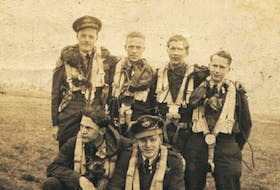Although he couldn’t be positively identified, Airman Reginald Bertram Smith, a Sydney native killed when his Halifax bomber crashed in Germany near the end of the Second World war, is believed to be in this photo.