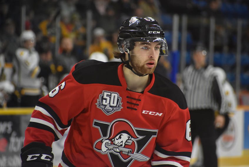 Defenceman Jarrett Baker of Black Rock, Victoria County, was traded to the Cape Breton Screaming Eagles on Saturday. The 18-year-old has played the past three seasons in the Quebec Major Junior Hockey League with the Drummondville Voltigeurs.