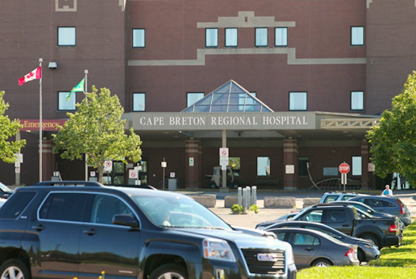 The front entrance to the Cape breton regional Hospital is shown in this file photo. CAPE BRETON POST PHOTO