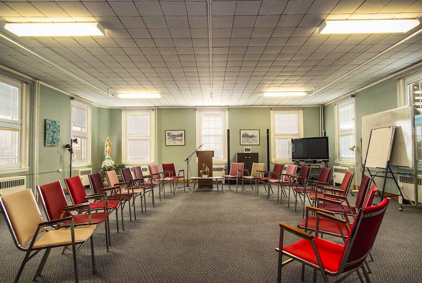 A meeting room in the former St. Joseph’s Renewal Centre in Mabou. The Gaelic College is planning renovations and exploring options with potential funding partners now that the St. Joseph Renewal Centre in Mabou is formally in its hands.