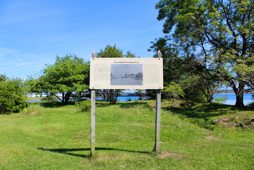 David Mathews was buried somewhere on his estate in Amelia Point, which is now part of Petersfield Provincial Park in Westmount, after Rev. Ranna Cossit refused to allow him to be interred in the St. George’s Church graveyard.