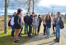A group of students walked out of classes at Glace Bay High on Friday afternoon to protest bullying at the school and the school’s response to a recent incident.