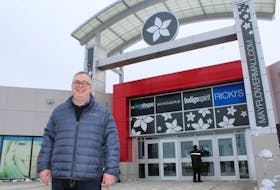 Mayflower Mall manager Greg Morrison stands outside of the mall on Friday shortly after it was announced that Old Navy will set up shop in Cape Breton this fall. Some 13,000 square footage in the mall will house the clothing store.