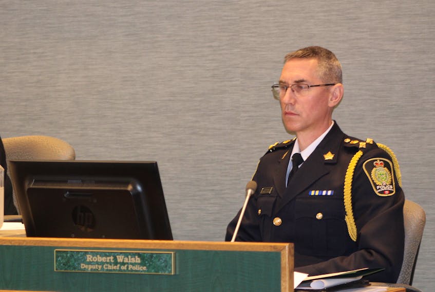 Robert Walsh, deputy chief of the Cape Breton Regional Police Service, announced at a board of police commissioners meeting Tuesday that three officers are facing charges under the Motor Vehicle Act for on-the-job collisions involving police vehicles. He said all officers will undergo addition driver training.