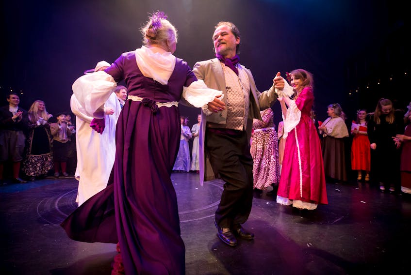 The Charles Dickens classic, “A Christmas Carol,” runs at the Highland Arts Theatre until Sunday.