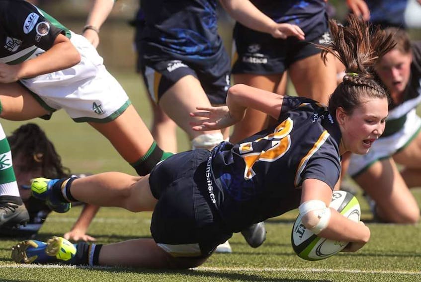 Madison MacInnis of Sydney will represent Canada on the national under-18 women’s rugby team at the Can-Am tour, which will take place at the end of the month in Chula Vista, Calif. CONTRIBUTED/HEATHER PETERS