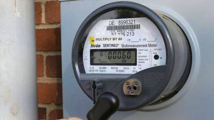 A smart meter is shown in this file photo. The president of Nova Scotia Power says she’s confident the smart meter technology the utility will roll out to its customers across the province will work in rural areas of Nova Scotia.