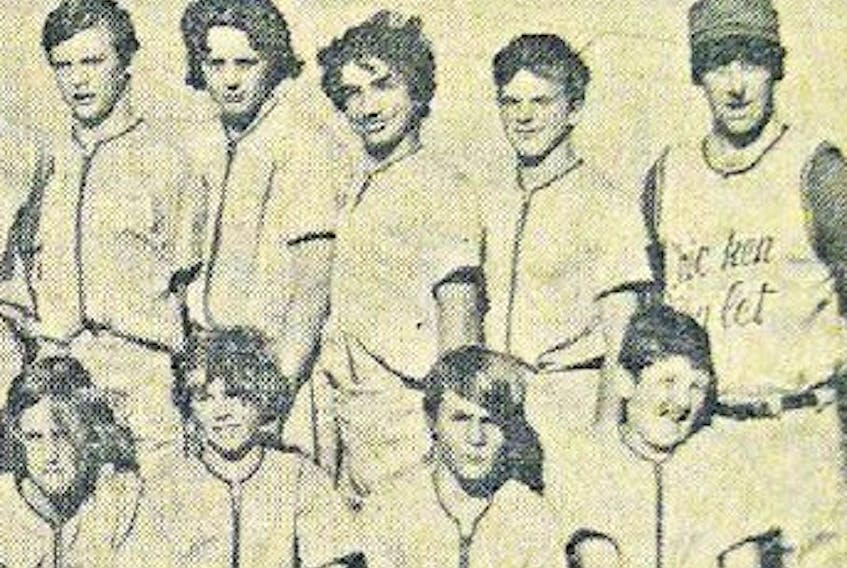 he Sydney Stars, 1972 Canadian Beaver Baseball champions were inducted into the Cape Breton Sport Hall of Fame in 2016. Shown at far right in the back row is manager Vince Muise.