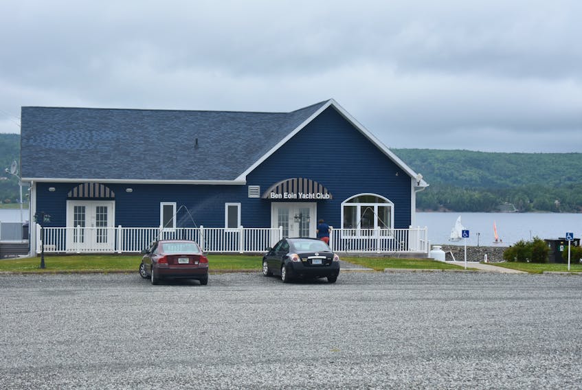 An exterior view of the Ben Eoin Yacht Club is shown. The Ben Eoin Marina land on which the yacht club sits has been sold to a consortium of local businessmen.