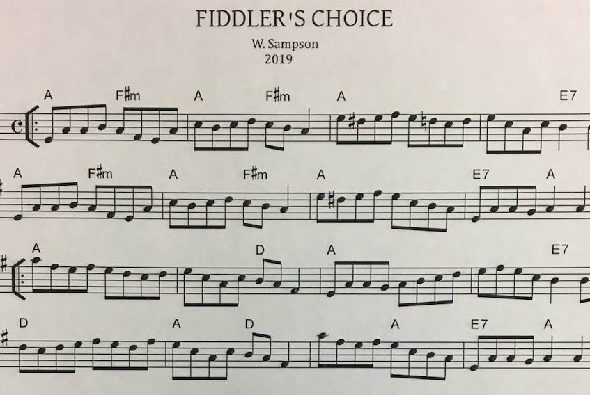 If you’re planning to join in on the International Night of a Thousand Fiddles on the night of Aug. 31, here’s the tune that organizers are asking people to play. Written by W. Sampson, it can be played anywhere in the world on Aug. 31.