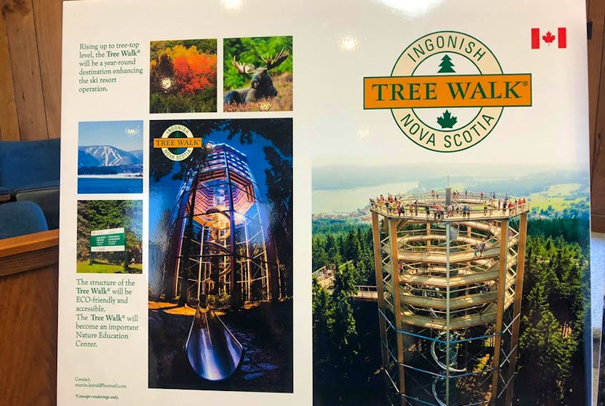 Ski Cape Smokey shared this photograph of their plans to create a year-round amenity known as a Tree Walk, similar to a structure located in Krkonoše, Czech Republic. FACEBOOK