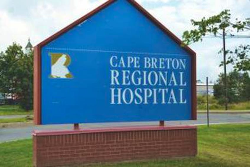 The above photo shows the entrance to the Cape Breton Regional Hospital. CAPE BRETON POST PHOTO