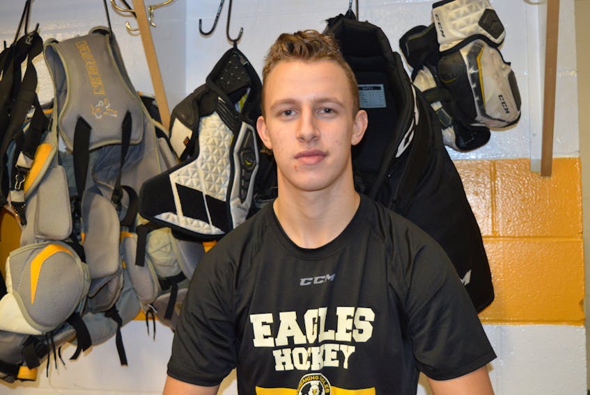 Cape Breton Screaming Eagles forward Shaun Miller is excited for a new opportunity with a new team. The 18-year-old from Enfield, N.S., was acquired from the Blainville-Boisbriand Armada as part of the Drake Batherson deal.
