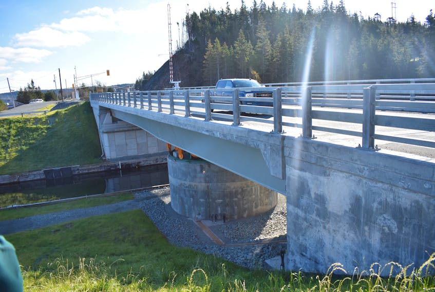 The new St. Peters swing bridge is pictured above. There was a ceremony celebrating the official opening of the new Canal swing bridge in St. Peters on Thursday morning. CHRISTIAN ROACH/CAPE BRETON POST