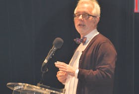 Kenneth Rockwood, a professor of medicine at Dalhousie University, was keynote speaker for the Alzheimer Awareness Breakfast on Wednesday at the Membertou Trade and Convention Centre.