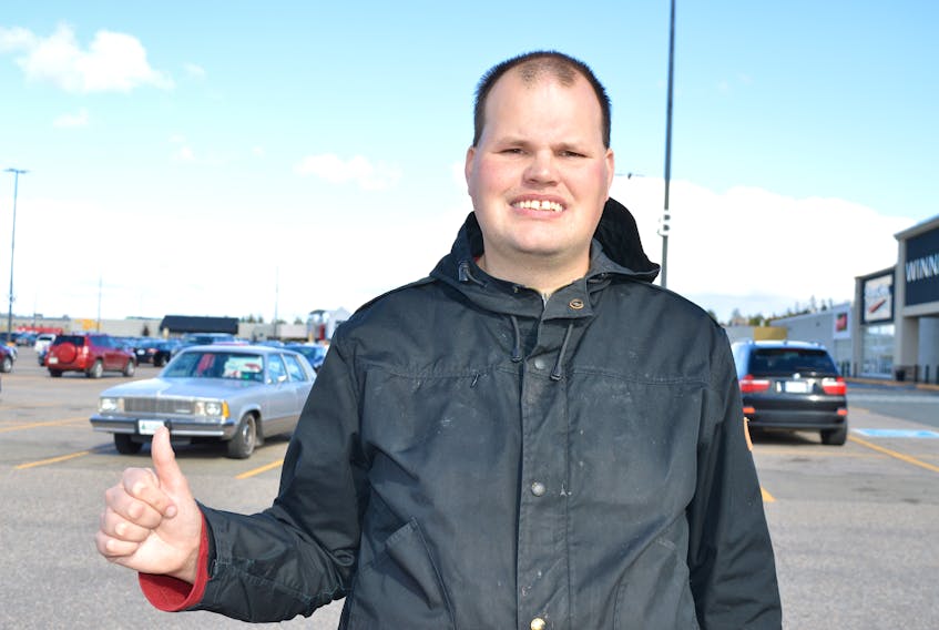 Cape Breton weatherman extraordinaire Frankie MacDonald gives a thumbs-up to his fans in this file photo. Whitney Pier’s most beloved weather forecaster can now add children’s book co-author to his long list of accomplishments.
